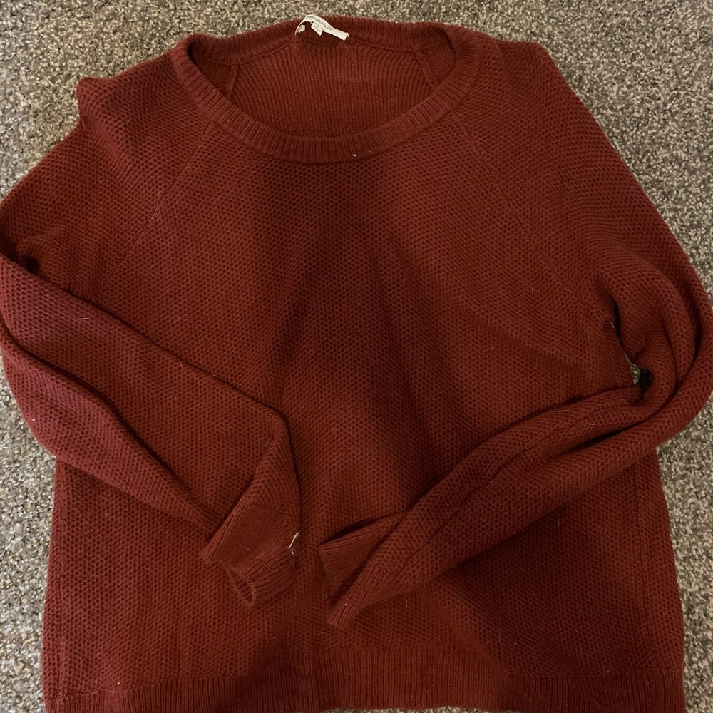 Madewell thick open back sweater